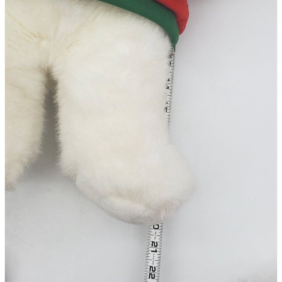 VTG White‎ Bear & Baby Plush TB Trading 18" 1989 Stuffed Animal Christmas Toy - Picture 9 of 9